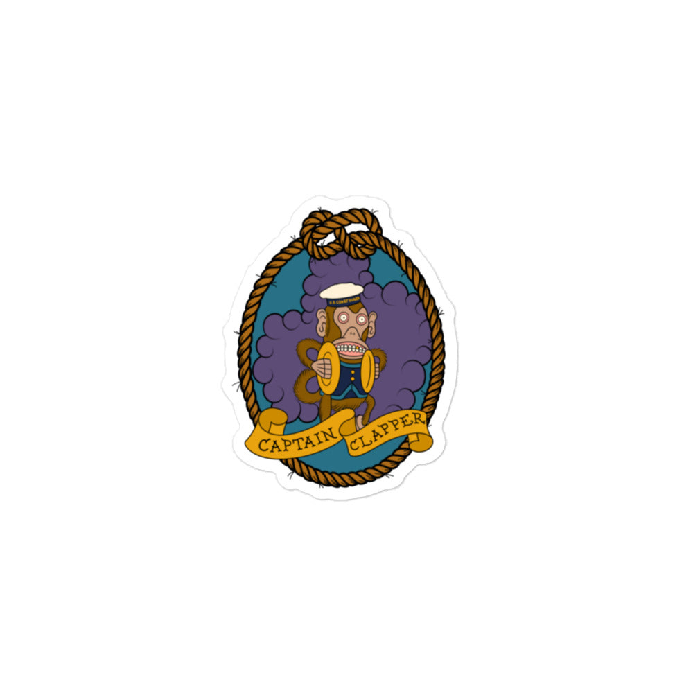 Captain Clapper Morale Bubble-free stickers