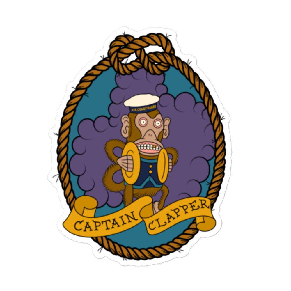 Captain Clapper Morale Bubble-free stickers