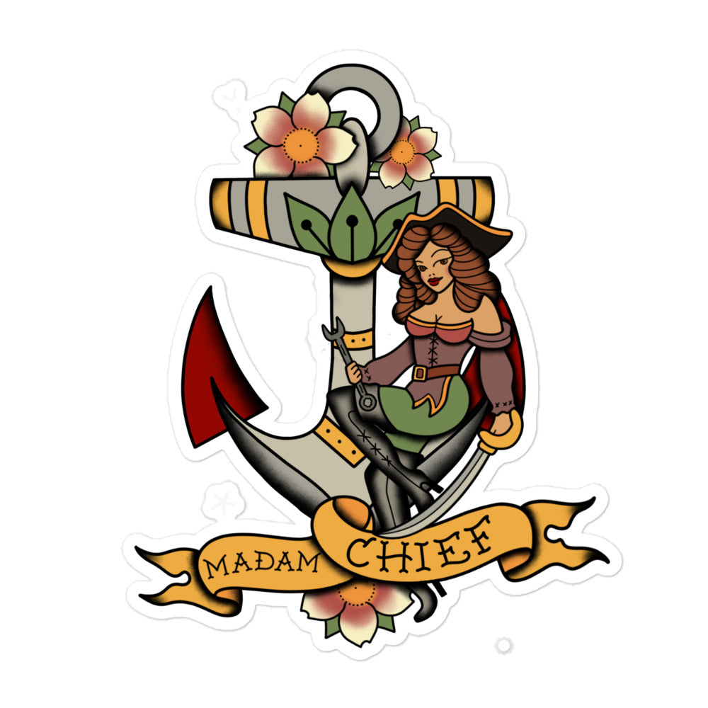 Madam Chief Custom Bubble-free Sticker