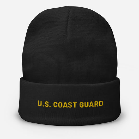 U.S. Coast Guard Embroidered Watch Cap