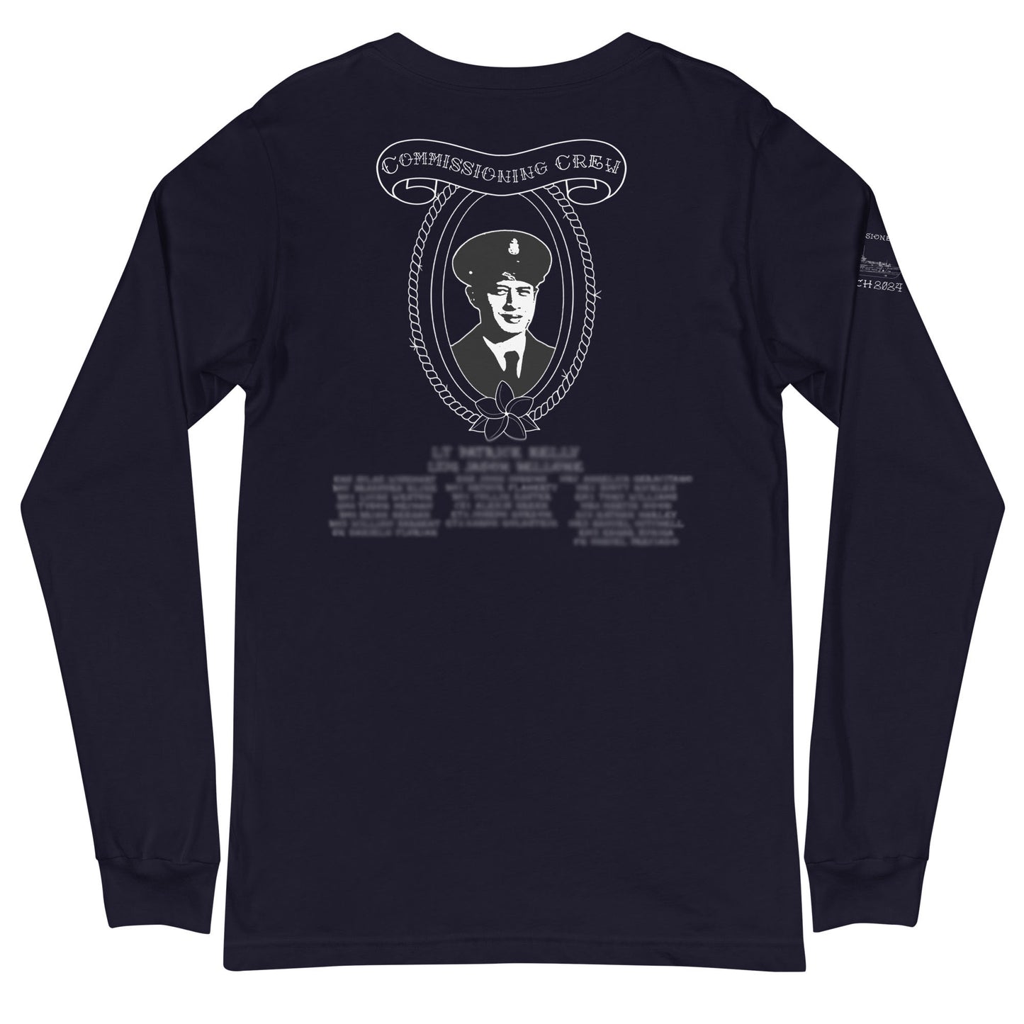 CGC Melvin Bell Commissioning Crew Unisex Long Sleeve Tee