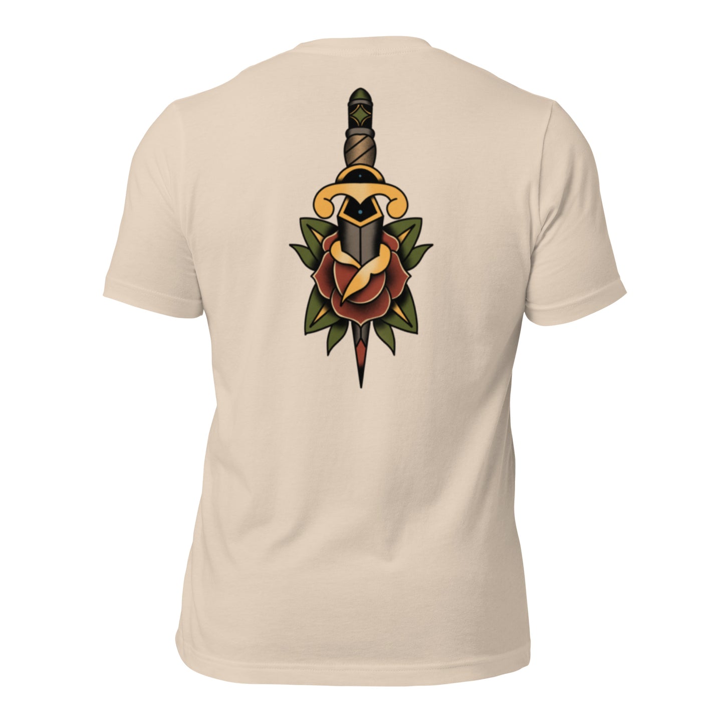 Dagger N' Rose Unisex t-shirt